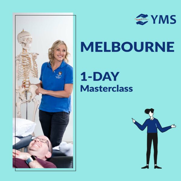 A banner showing Paula Nutting your musculoskeletal specialist 1 day face to face masterclass in Melbourne, Australia