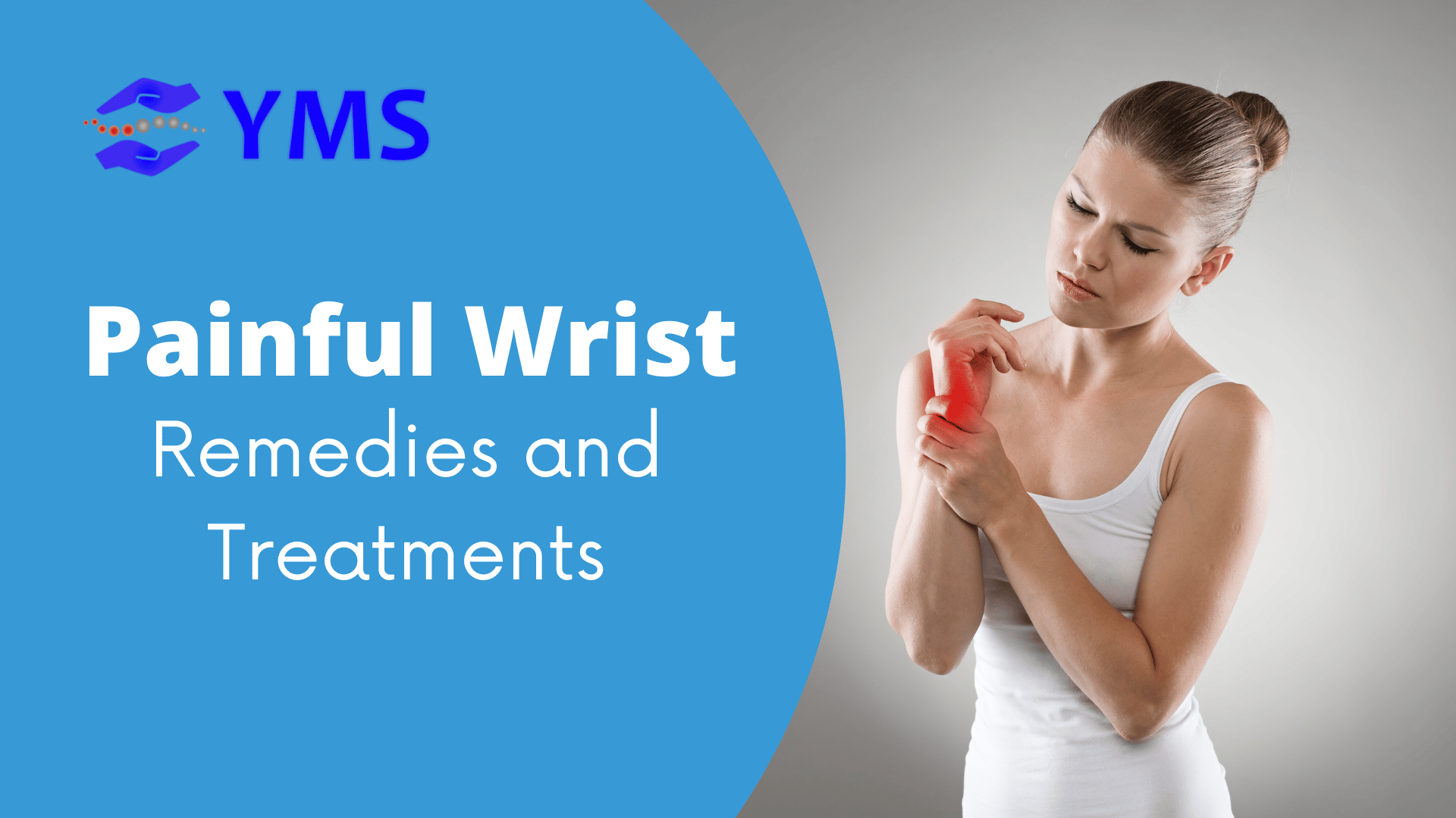 Painful wrist remedies and treatment banner