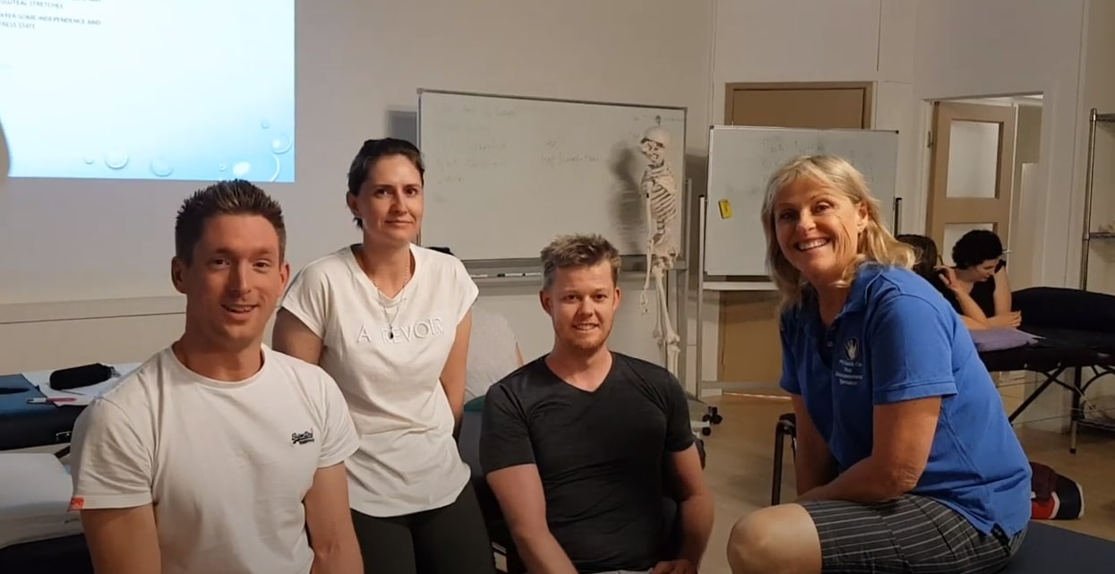 testimonial with Paula Nutting, your musculoskeletal specialist smiling